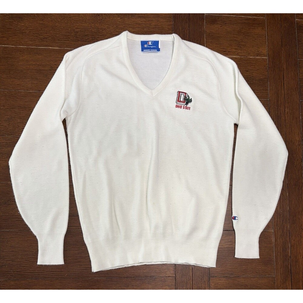 Vintage Ohio State Buckeyes Men’s Size LT Tall Champion Made In USA Sweater
